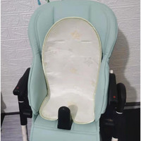 babycare儿童餐椅原装坐垫KUB 宝宝皮座套适用 淡绿可机洗凉席(不含大垫 粉色蓝