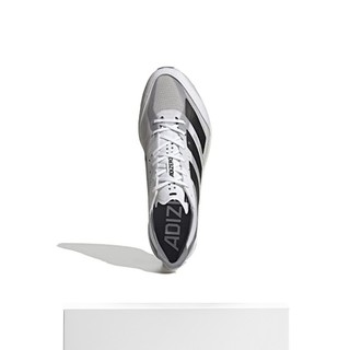 Adidas运动跑鞋ADIZERO Japan 7 WIDE白/黑色/灰29.0