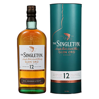 THE SINGLETON 苏格登 12年 格兰欧德 单一麦芽 苏格兰威士忌 700ml