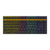 irok 艾石头 ZN84 84键 2.4G蓝牙 多模无线机械键盘 黑黄 红轴 RGB