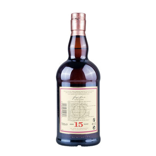 glenfarclas 格兰花格 15年单一麦芽苏格兰威士忌洋酒700ml 单瓶