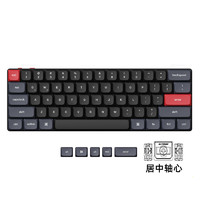 Keychron K9 Pro-A 61键 蓝牙双模无线机械键盘 黑色 佳达降矮轴2.0 茶轴 白光