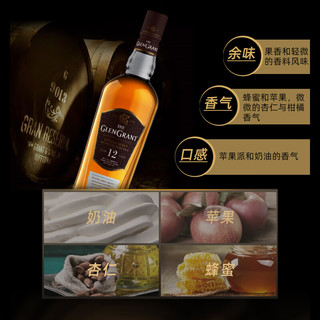 格兰冠（Glen Grant）7-PLUS格兰冠少校TMR/10年/12年/15年/18年单一麦芽苏格兰威士忌 格兰冠12年700ml双杯礼盒