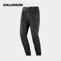salomon萨洛蒙轻量防水硬壳长裤冲锋裤徒步登山运动黑色男女款