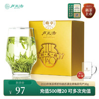 卢正浩2023年新茶现货绿茶西湖龙井明前特级茶叶卡盒装30g 梅字特级试饮装 30g