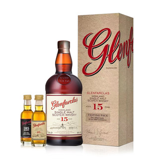 格兰花格（Glenfarclas）格兰花格10-15年/105桶单一麦芽威士忌洋酒礼盒保税发货 格兰花格15年礼盒装