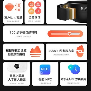 Xiaomi 小米 MI 小米 MFB2AM IH电磁加热 智能电饭煲 3L