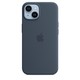 Apple 苹果 14 Plus 专用 agSafe 硅胶保护壳 iPhone保护套 - 石莲蓝色 保护套 手机套 手机壳