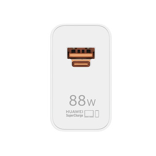 华为(HUAWEI) 全能充电器(Max 88W)白色 线充套装 适用设备:华为手机/平板/耳机/笔记本/手表等设备