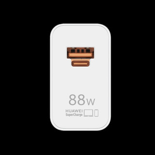 华为(HUAWEI) 全能充电器(Max 88W)白色 线充套装 适用设备:华为手机/平板/耳机/笔记本/手表等设备