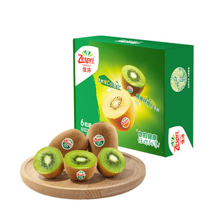 Zespri 佳沛 绿奇异果优选经典果6粒（单果约88-102g）（买1赠4低至3.3元/粒，另有175-230g/个超大金果9元/个）