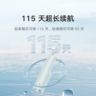 小米（MI）米家立式便携式冲牙器F300洗牙器水牙线4档模式3种喷嘴全身水洗预防蛀牙附带正畸喷嘴240ML大水箱 米家电动冲牙器F300薄荷绿