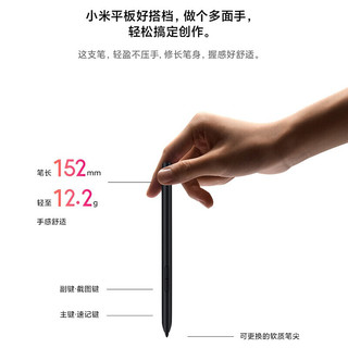 小米（MI） 小米平板5 5Pro手写笔原装触控电容笔磁吸配对无线充电 黑色 小米灵感触控笔 黑色1支官方标配