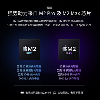 Apple 苹果 macbook pro 14英寸 2023新款m2pro芯片 苹果笔记本电脑 金属银 14寸M2 Pro16G 1TB