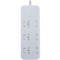 小米（MI)智能插座插线板/Wifi插座/手机远程控制/定时插座/节能插座/6孔位白色