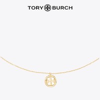 TORY BURCH 汤丽柏琦 MILLER系列 137185 双T项链 40.6cm