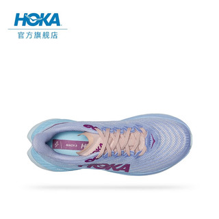 HOKA ONE ONE 男女款马赫5公路跑步鞋Mach5轻便透气减震回弹耐磨 薰衣草紫  / 夏之歌蓝-女 41/260mm