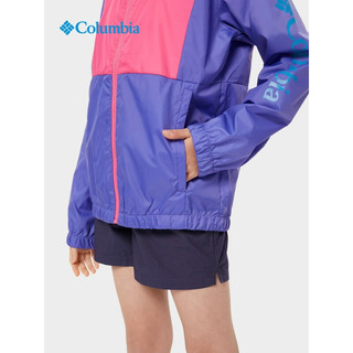 Columbia哥伦比亚户外23春夏新品女童时尚撞色夹克连帽外套SG3143 656 S（135/57）