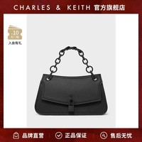 CHARLES & KEITH CHARLES&KEITH;女士金属锁装饰链条单肩斜挎包包女包CK2-50781691
