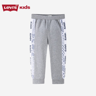 Levi's李维斯童装男童裤子2023夏季新款儿童舒适九分裤腰果花束脚防蚊裤 花纱灰 140/60(S)