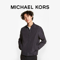 MICHAEL KORS 迈克·科尔斯 MK Logo 字母印花休闲短款夹克外套男装