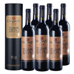 changyu 张裕 特选级赤霞珠干红葡萄酒750ml*6瓶整箱装国产红酒(新老