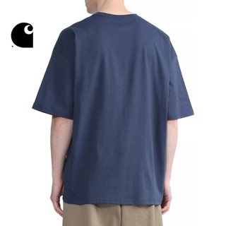 Carhartt WIP短袖T恤男装春夏学院风LOGO字母撞色印花宽版221032I
