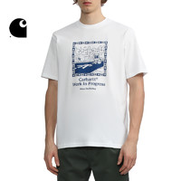 Carhartt WIP短袖T恤男装秋冬卡通风压路机趣味图案印花030663J