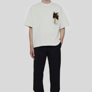 JIL SANDER 男士圆领短袖T恤 J22GC0120_J20035-1 白色 XL