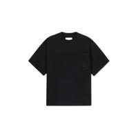 JIL SANDER 男士圆领短袖T恤 J22GC0120_J20035 黑色 S
