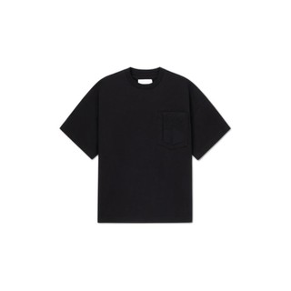 JIL SANDER 男士圆领短袖T恤 J22GC0120_J20035 黑色 L