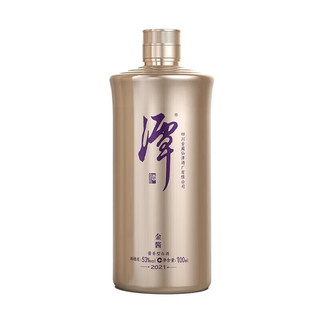 潭酒金酱小酒 53度酱香型白酒 送礼自饮小酒礼盒 100mL*3瓶礼盒