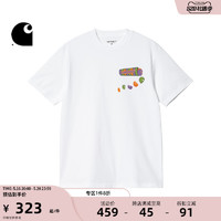 Carhartt WIP短袖T恤男装复古风色彩软糖图案印花卡哈特222010J