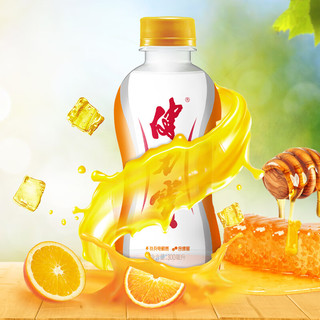健力宝橙蜜味运动碳酸饮料300ml*24瓶迷你便携装 补充电解质