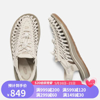 KEEN UNEEK溯溪鞋夏季涉水徒步透气凉鞋户外休闲潮流凉鞋 1018698米白色 40