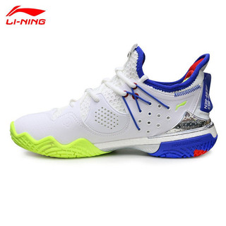 LI-NING 李宁 战戟III 李宁羽毛球鞋专业比赛男鞋缓震回弹稳定支撑 AYAR025-1