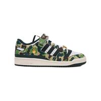 BAPE ADIDAS FORUM BAPE ABC CAMO联名 男士低帮板鞋 191910K 绿色 9.5