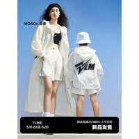 little MO&Co.防晒服-飞跃合作系列 little moco童装男女童长袖夹克KBC1JKT043 本白色 110/52