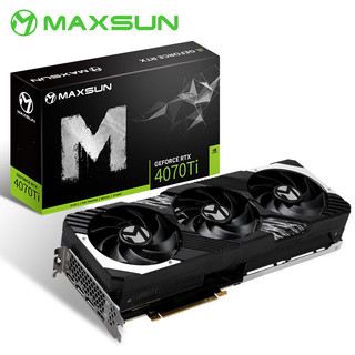 MAXSUN 铭瑄 显卡 GeForce RTX 4070 Ti Turbo 12G DLSS 3 GDDR6X