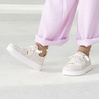 OTZSHOES OTZ 丑萌鞋子女夏季百搭女鞋帆布鞋洛丽塔花园森女小白鞋