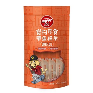 Wanpy 顽皮 带鱼口味 猫咪零食猫条 14g*5条