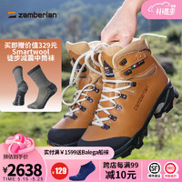 zamberlan 赞贝拉 新品沃兹户外防水登山徒步鞋靴中帮女款 1996 驼色 38