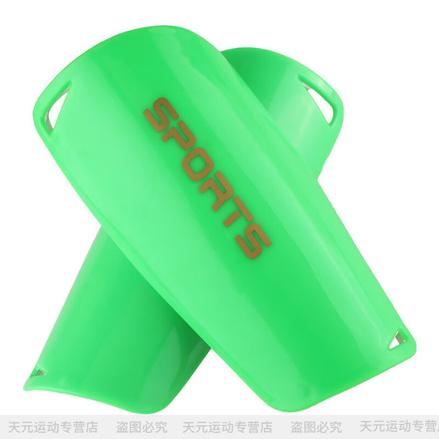 好布巴特 足球护腿板训练比赛装备护小腿青少年大学生插板C罗刺客插板 绿色 中小童-(14CM小号)