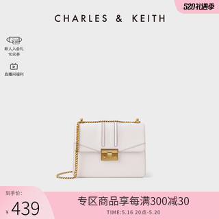 CHARLES & KEITH 女士斜挎小方包 CK2-21200009-5_RED_S 红色 小号