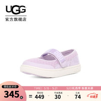 UGG童鞋2023春季新款玛丽珍女孩公主鞋防滑软底女童休闲鞋 1136478T LRFG  薰衣草雾紫色 30