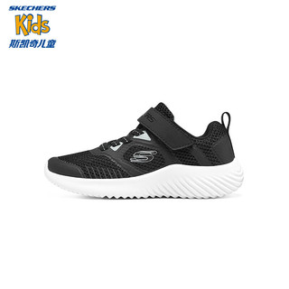 Skechers斯凯奇透气网面童鞋春季轻便男童运动鞋休闲小白鞋405233L