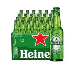 Heineken 喜力 11.4°经典黄啤 330ml*24瓶