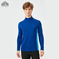 SURPINE松野湃美利奴羊毛T恤男款长袖休闲运动登山露营跑步上衣