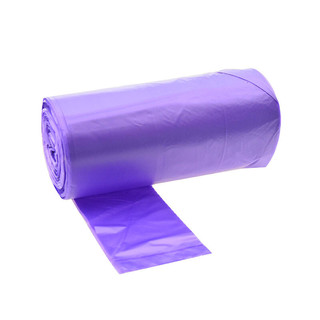 旭包鲜 背心式垃圾袋 45*70cm 20只 紫色