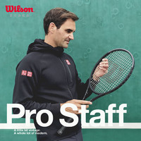 Wilson威尔胜费德勒签名同款小黑拍专业拍网球拍PRO STAFF WR057411U1